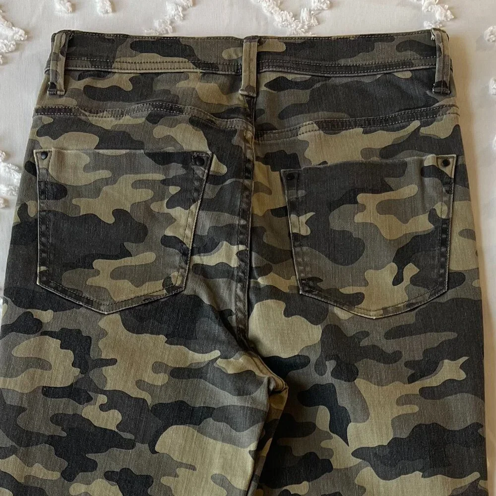 Harper Camouflage Stretch Skinny Denim Jeans SIZE 27 - Picture 6 of 10